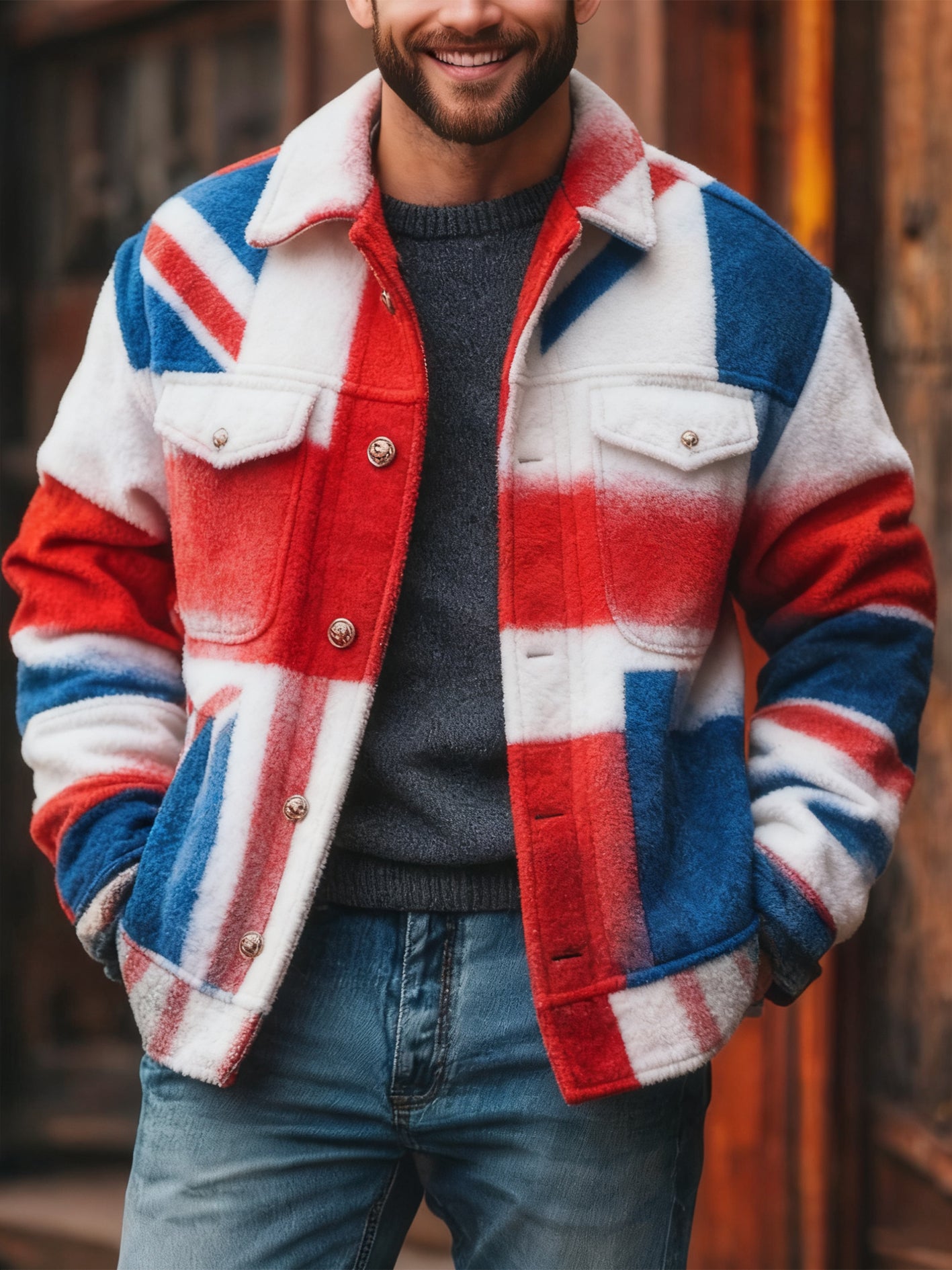 Men's British Style Casual Jacket