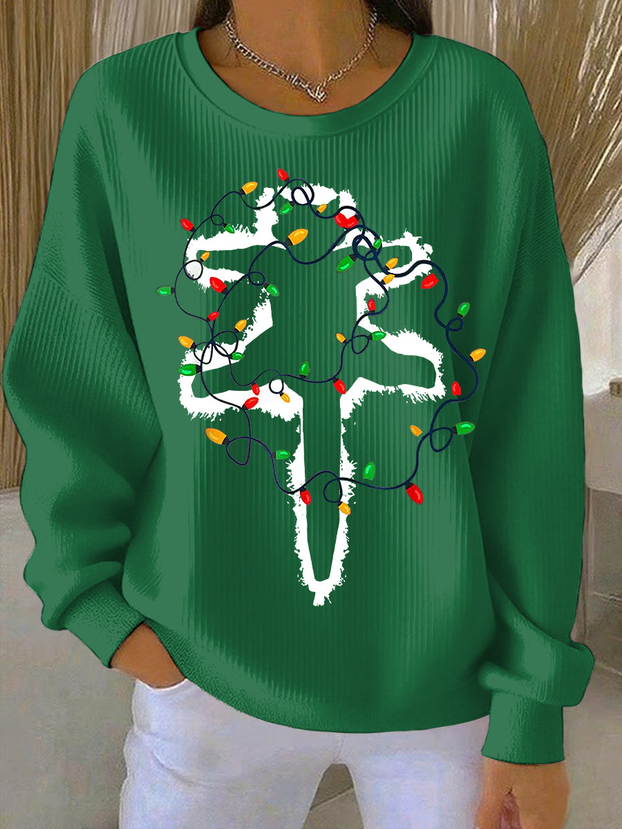 Women's Christmas Print Casual Sweatshirt