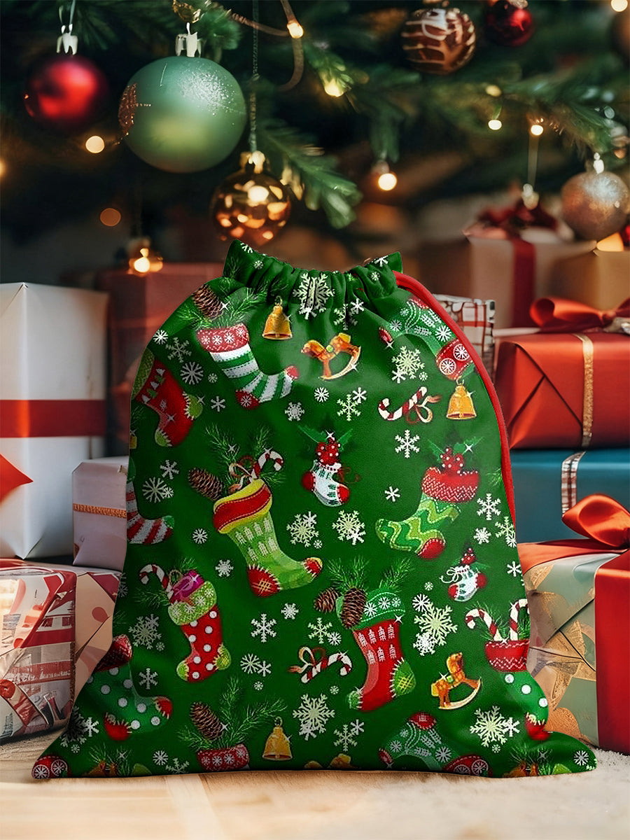 Christmas Printed Retractable Shoulder Bag