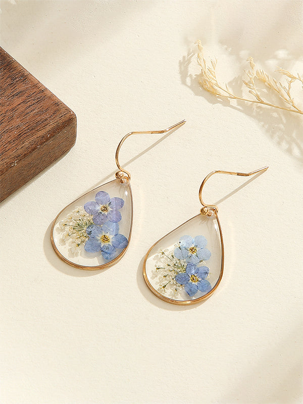 Alzheimer's Awareness Floral Earing