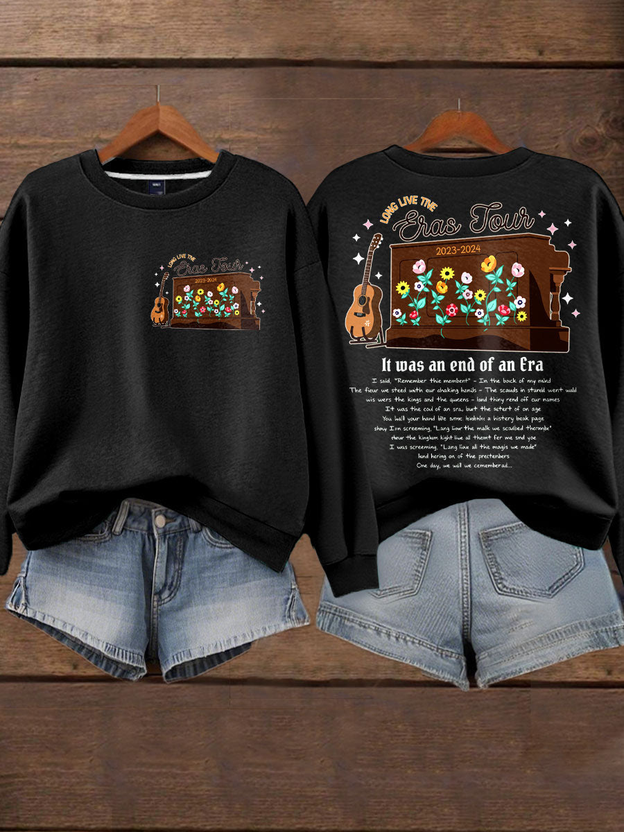 Women's End Era Music Lover Printed Sweatshirt