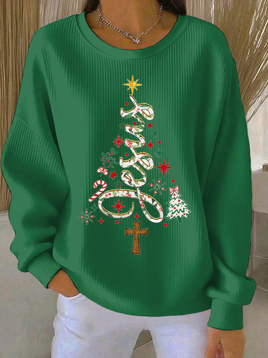 Women's Christmas Print Casual Sweatshirt