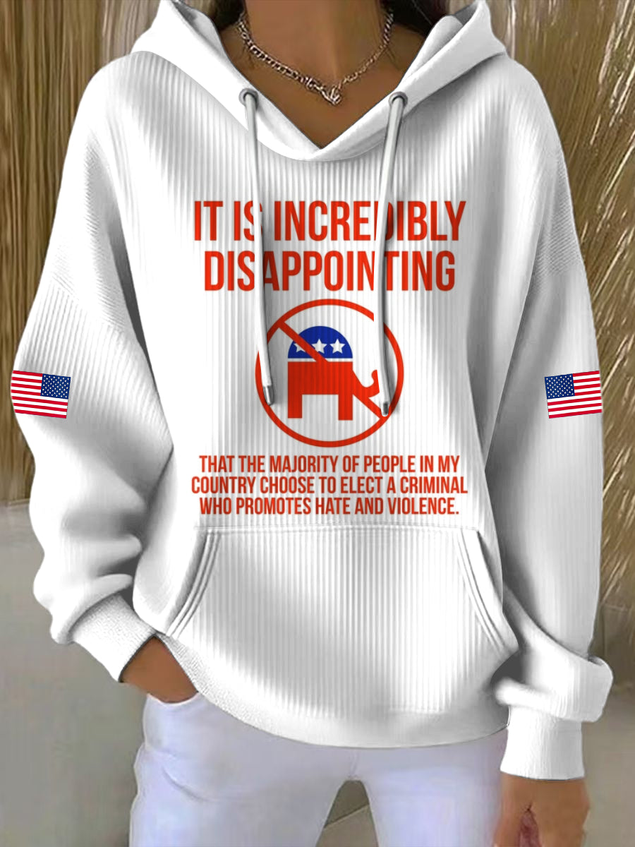 Women's Release Epstein Files Printed Round Neck Long Sleeved Hoodie