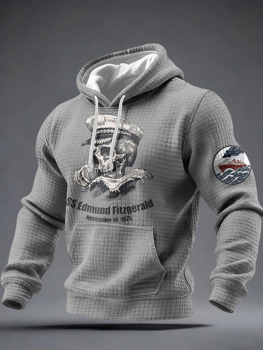 Men's Edmund Fitzgerald Legend Printed Hoodie