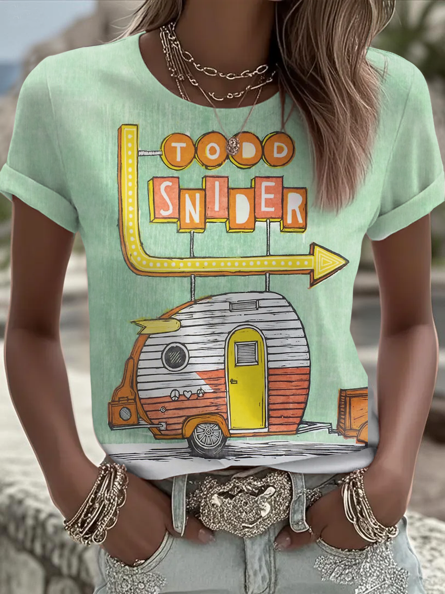 Women's Todd Snider short-sleeved T-shirt