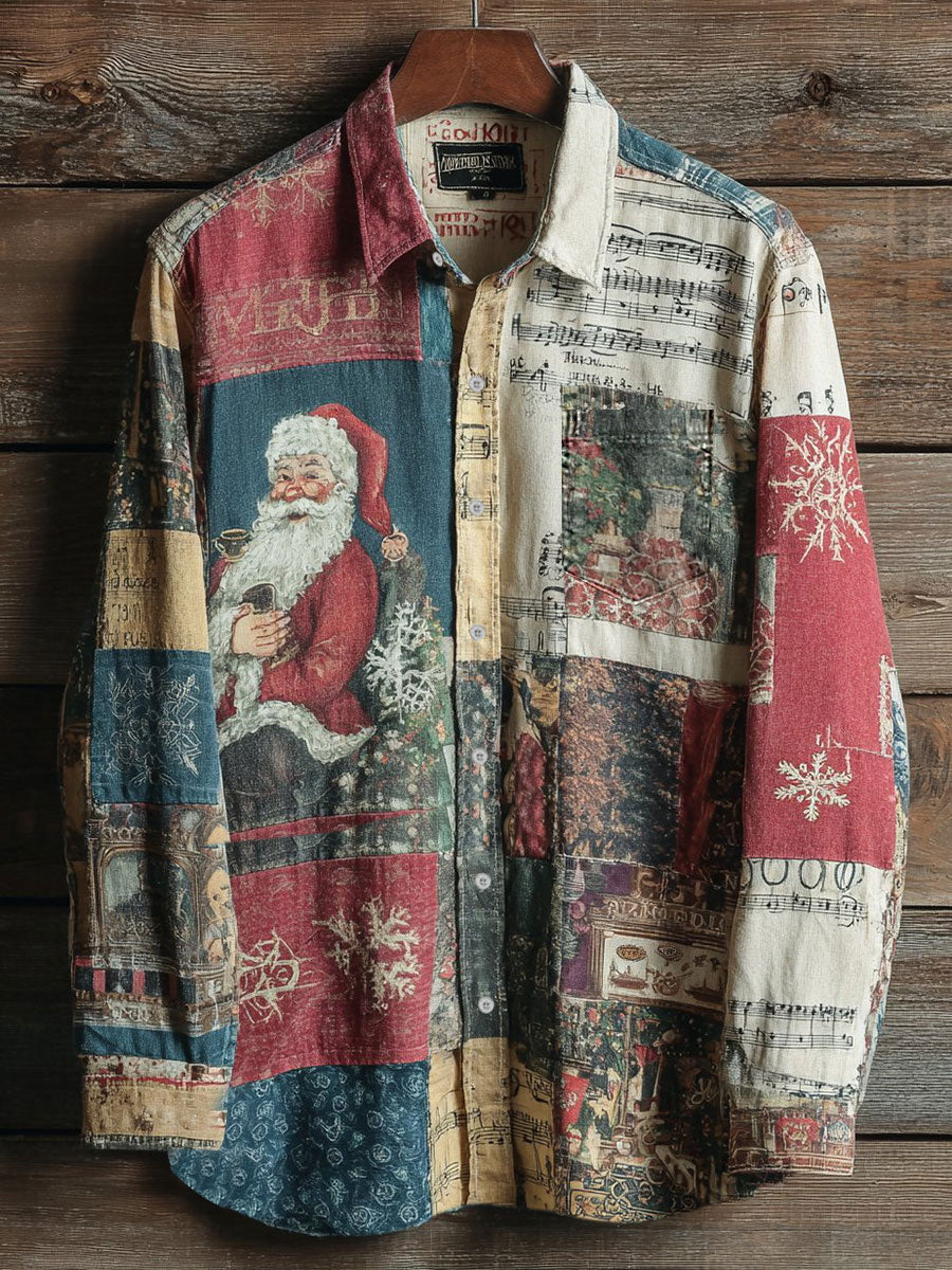 Men's Santa Claus Vintage Shirts