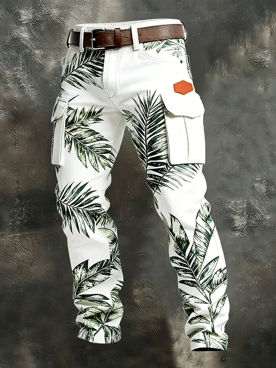 Men's Retro Business Style Casual Work Trousers