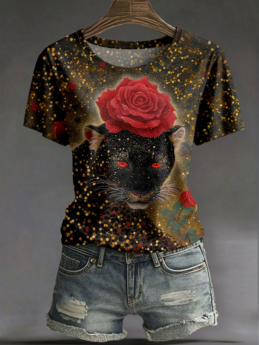 Women's Leopard Print T-Shirts