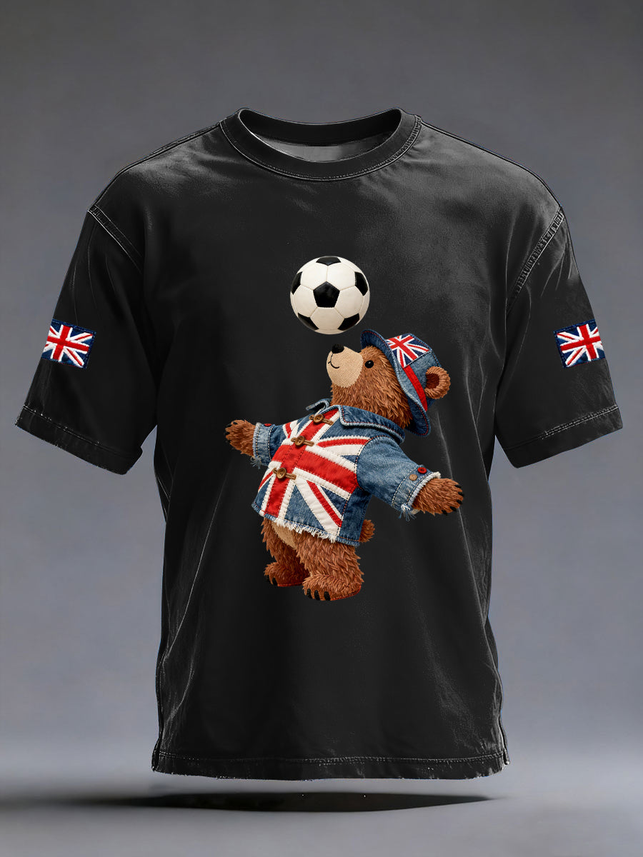 Men's British Style Printed T-shirt