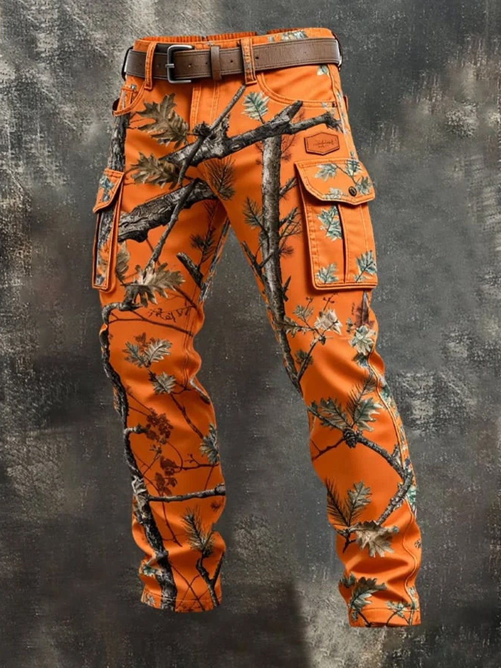 Men's Retro Business Style Casual Work Trousers