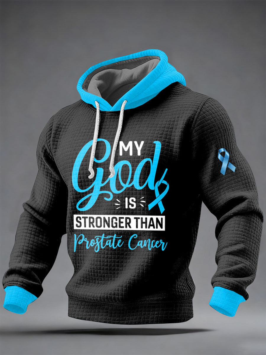 Retro Prostate Cancer Awareness Print Casual Sweatshirt