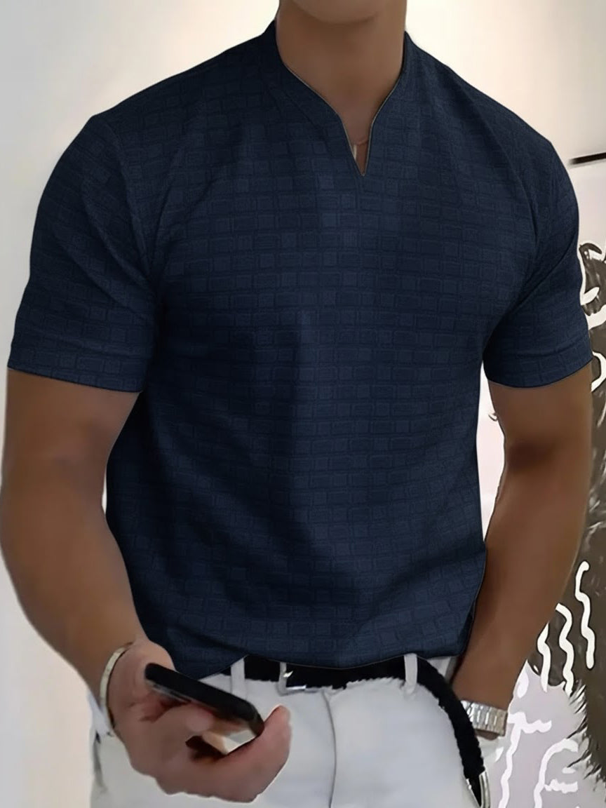Men's Business V-neck T-shirt