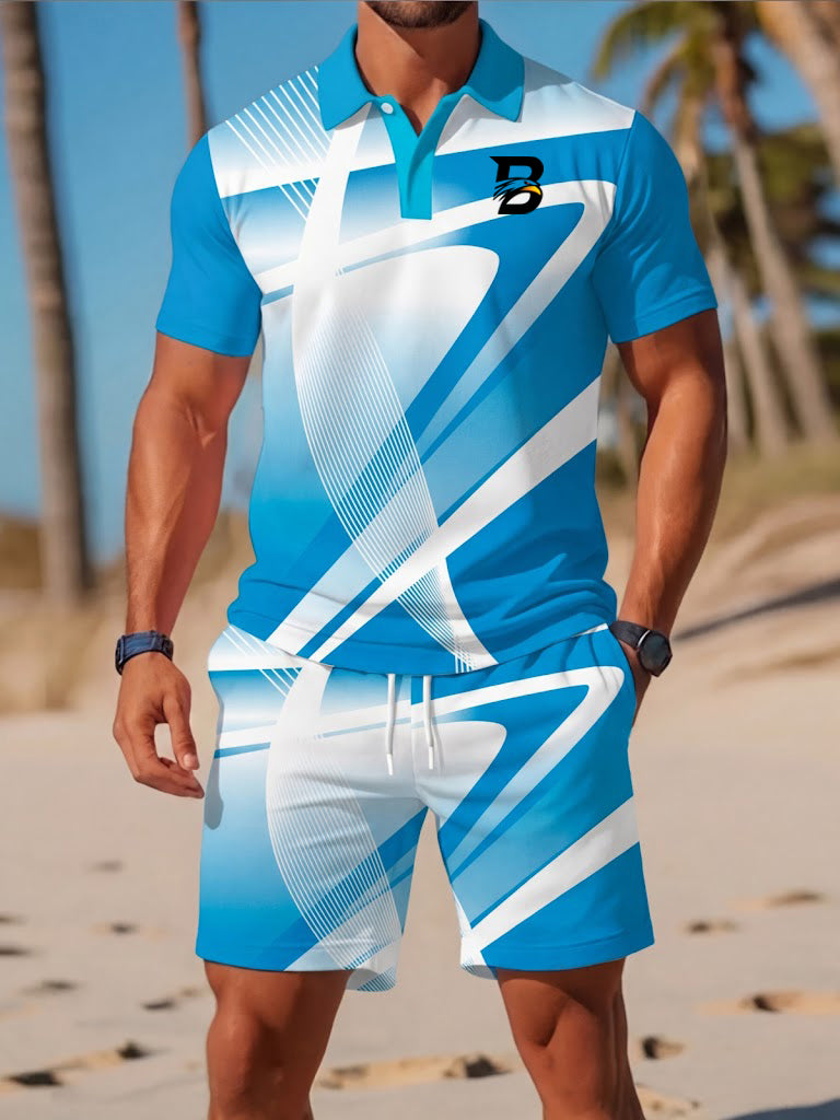 Men's Casual Business Short-sleeved Suit
