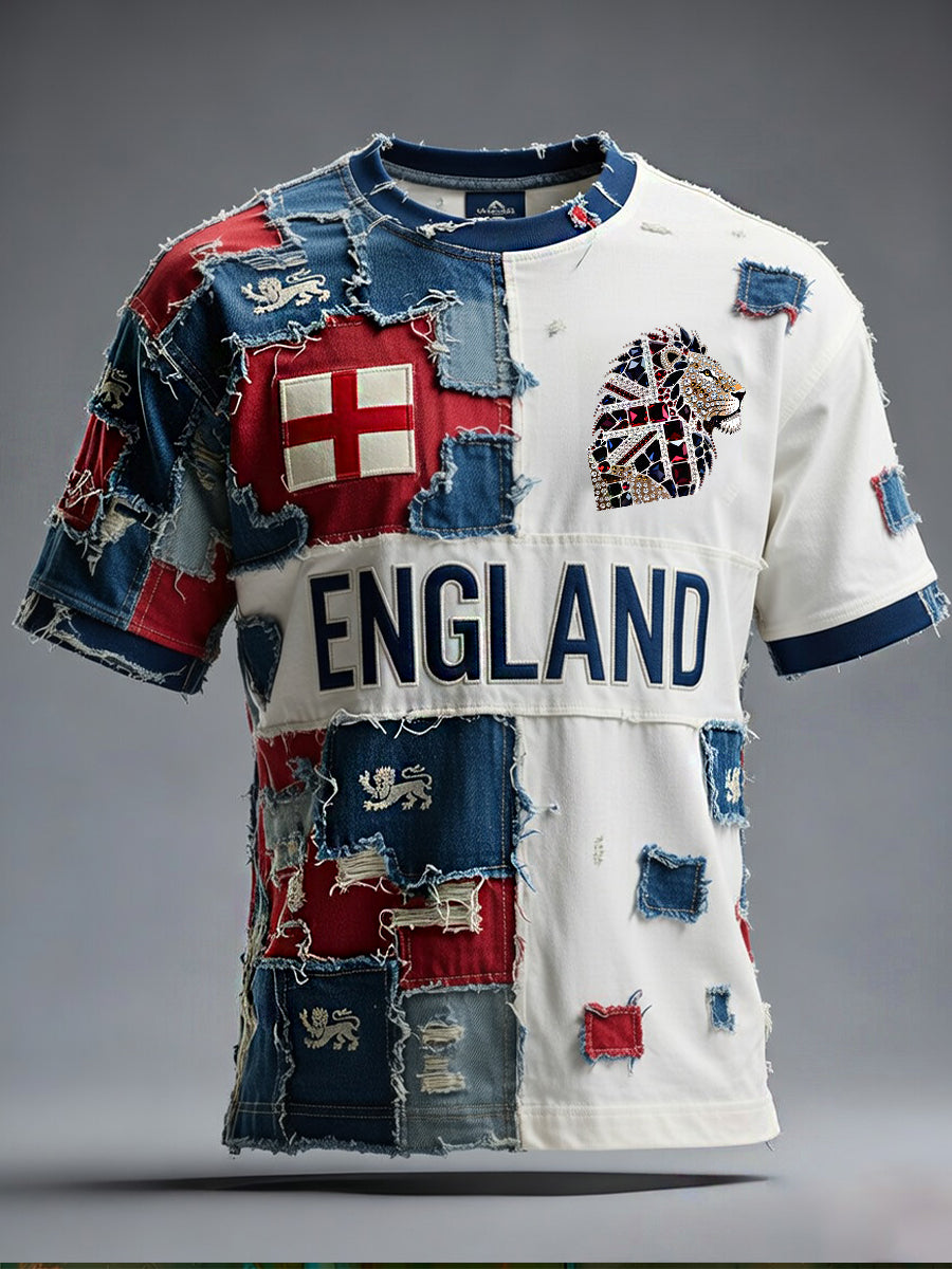 Retro British Football Fan-Style Casual Jersey