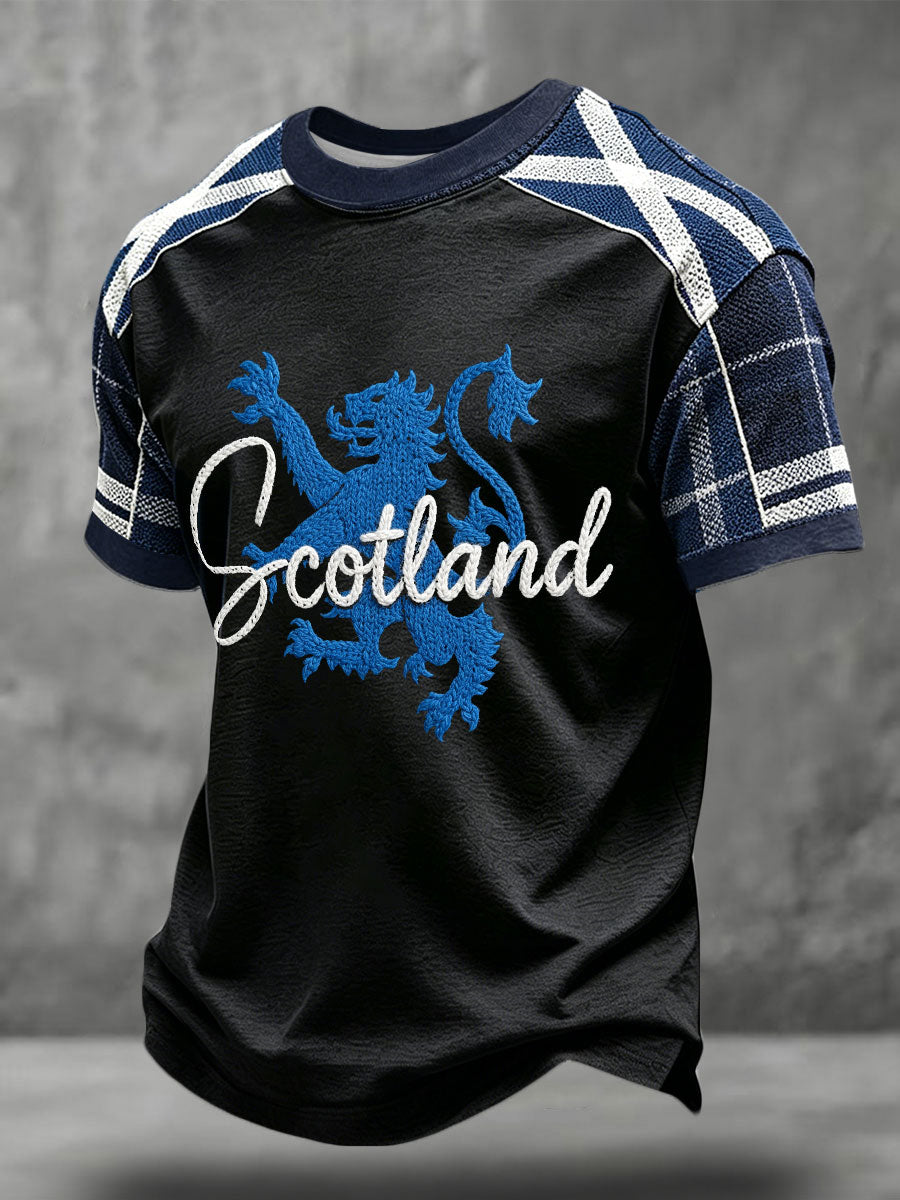 Men's Scotland Football Lover Printed Sweatshirt