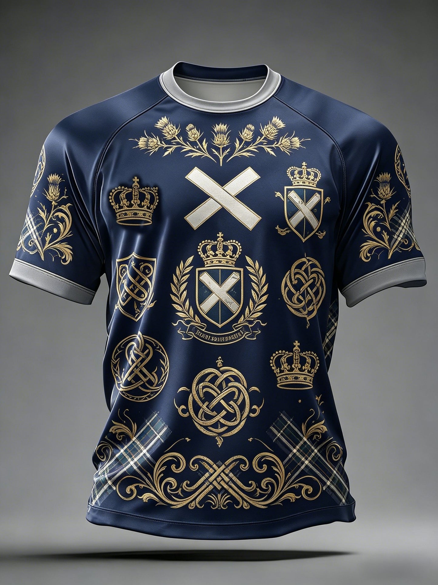 Unisex UK Scotland Football Lover 2026 Printed T-shirt