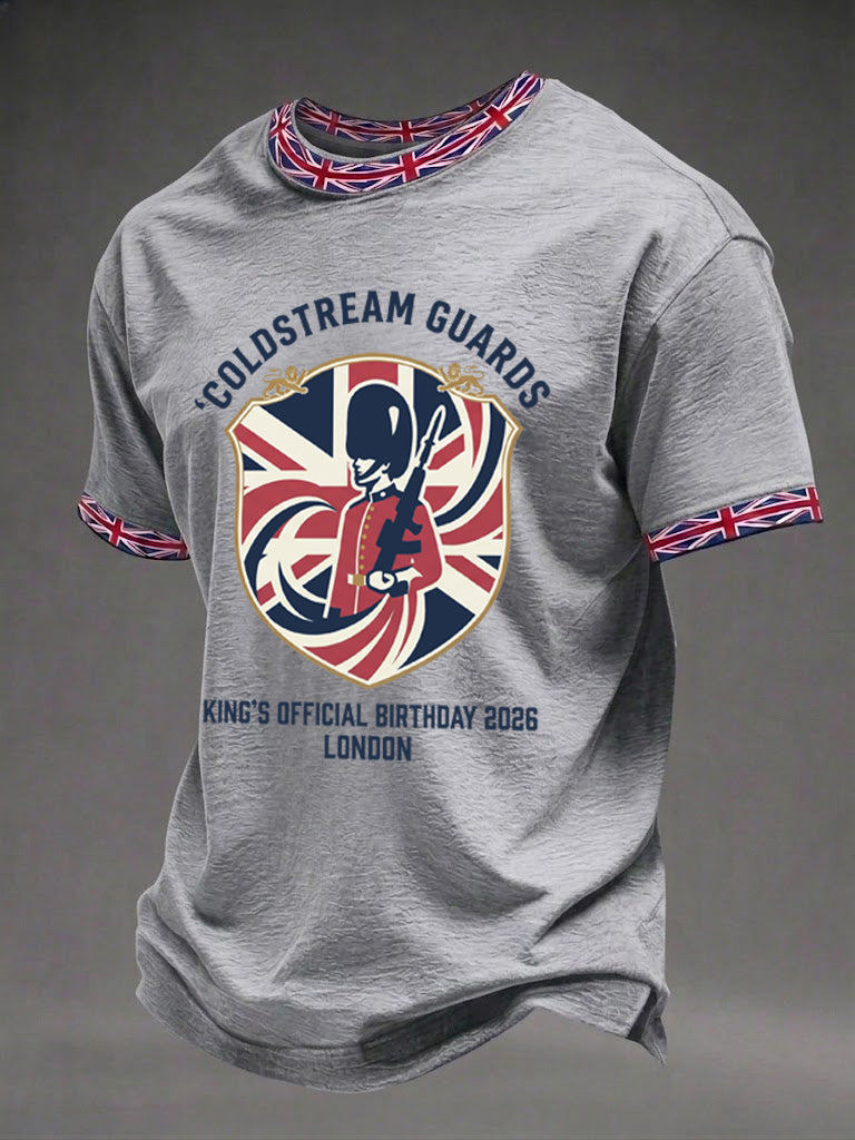 Men's King's Official Birthday Trooping The Colour Printed T-shirt