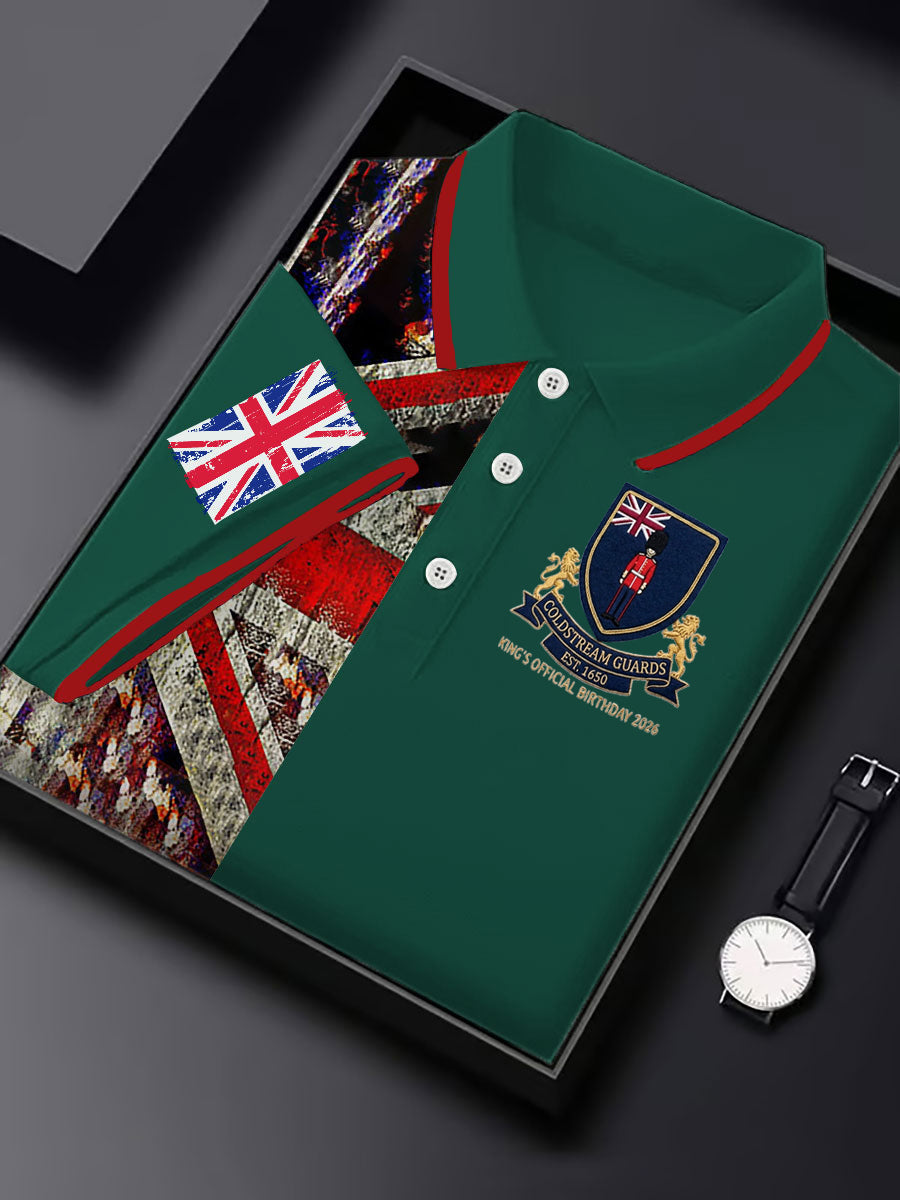 Men's King's Official Birthday Trooping The Colour Printed Shirt