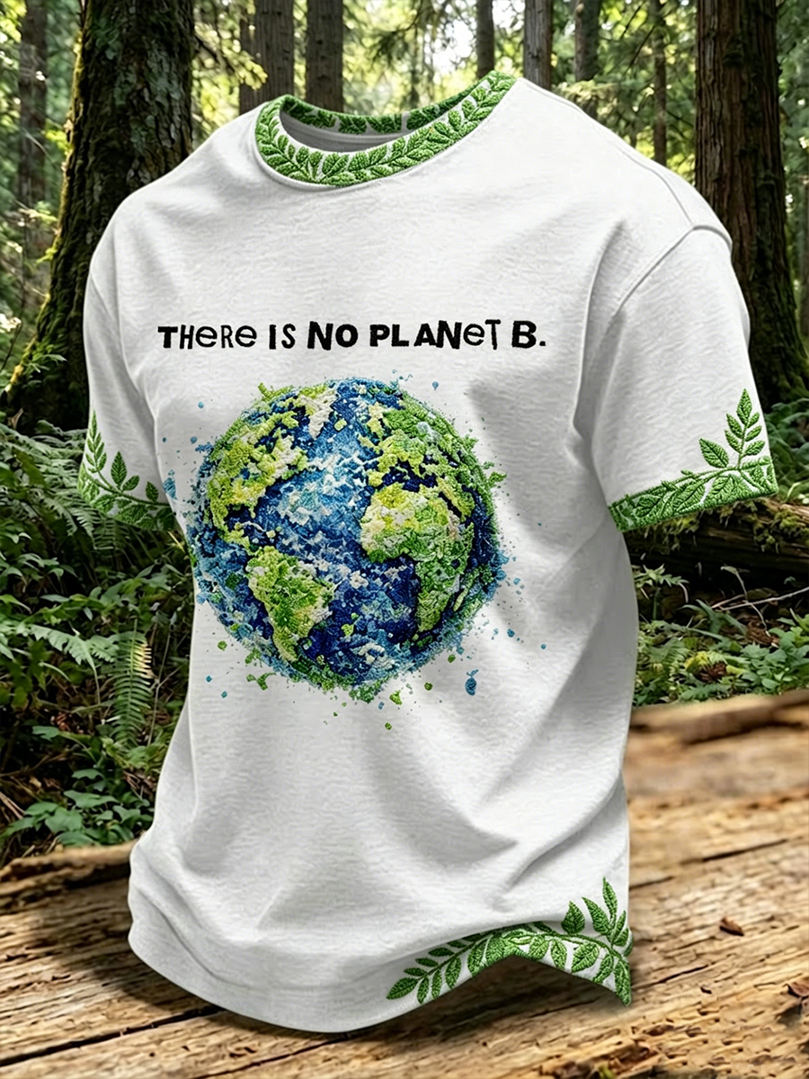 Men's There Is No Planet B Short Sleeves T-shirt