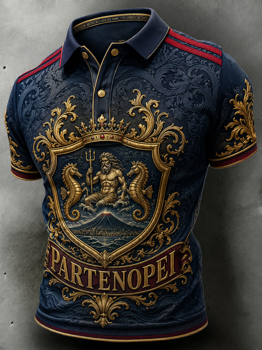 Men's Italian Football Napoli Short Sleeve T-Shirt