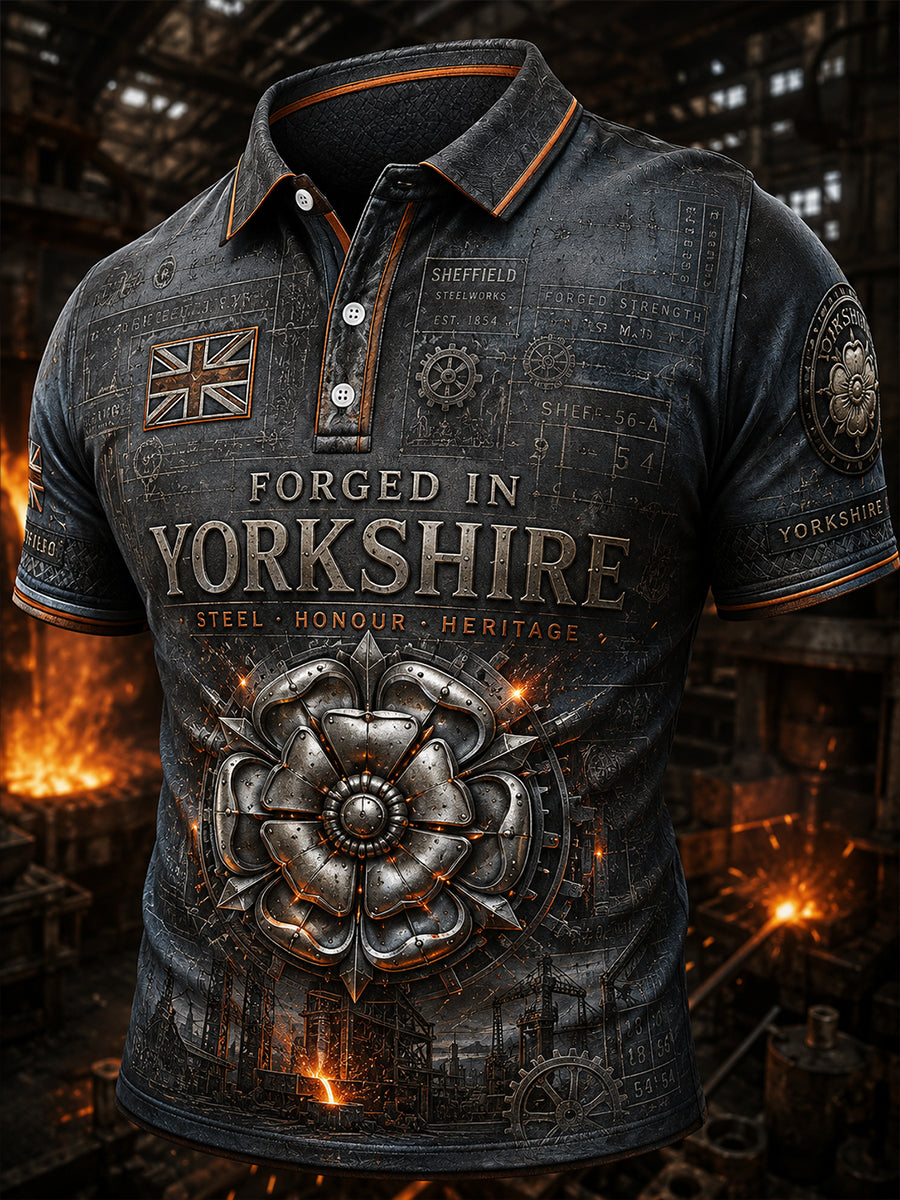 Men's Yorkshire England Short Sleeves T-Shirt