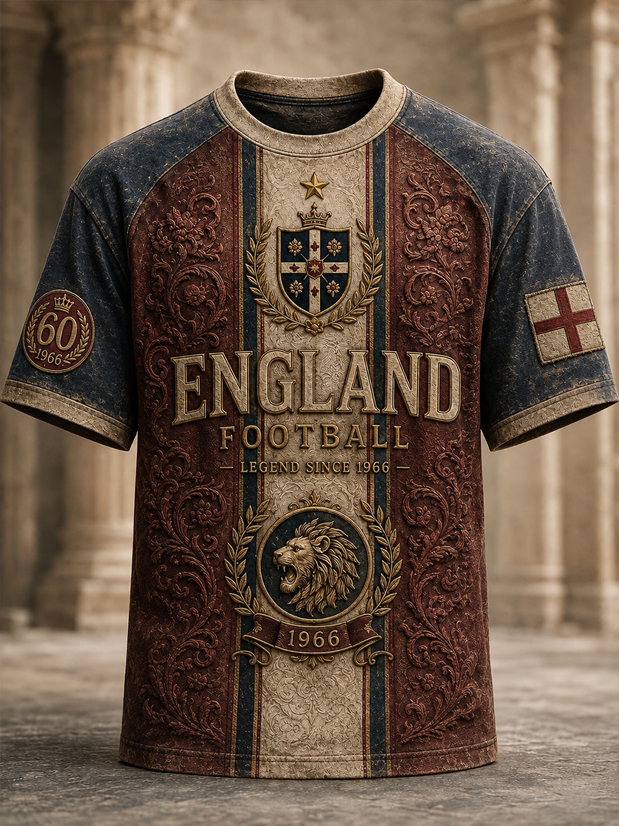 Men's British Football Legend 1966 Short Sleeve T-Shirt