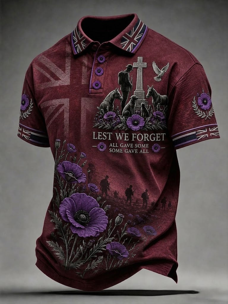 Men's Lest We Forget The Animals Too Shirt