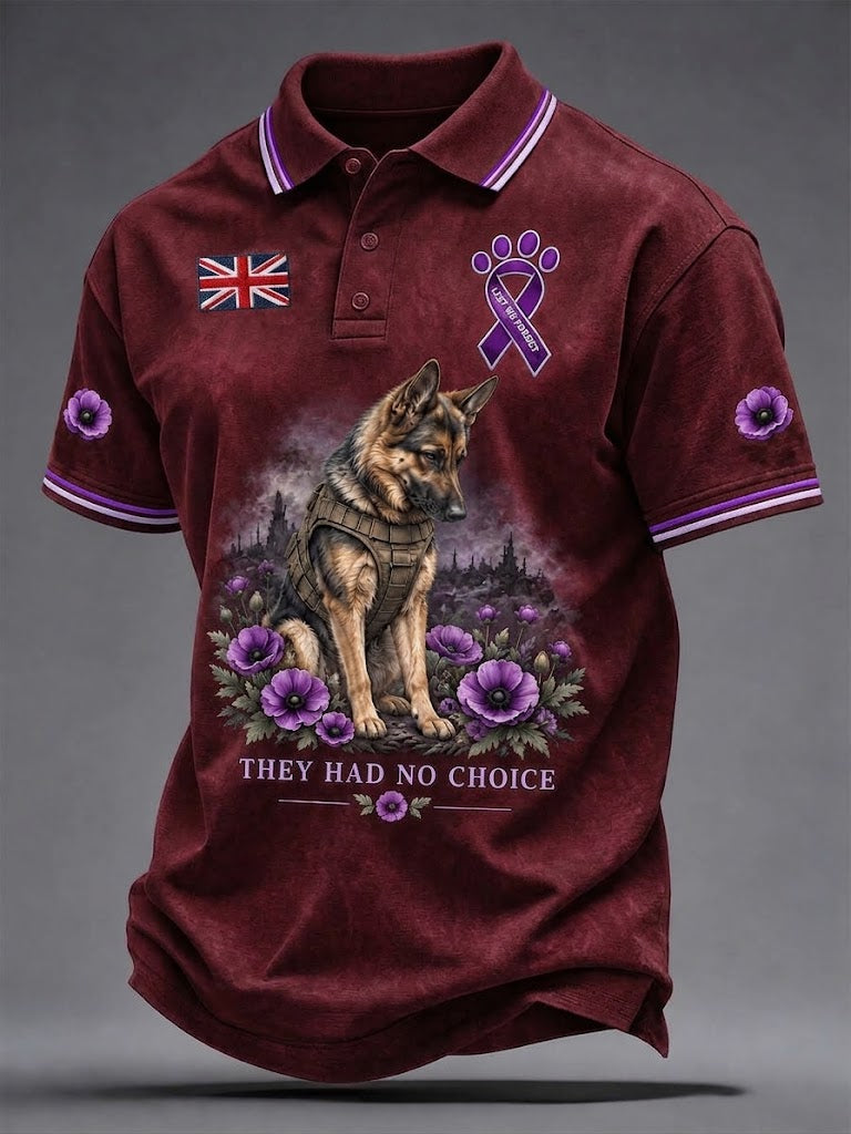 Men's Lest We Forget They Had No Choice Print Shirt