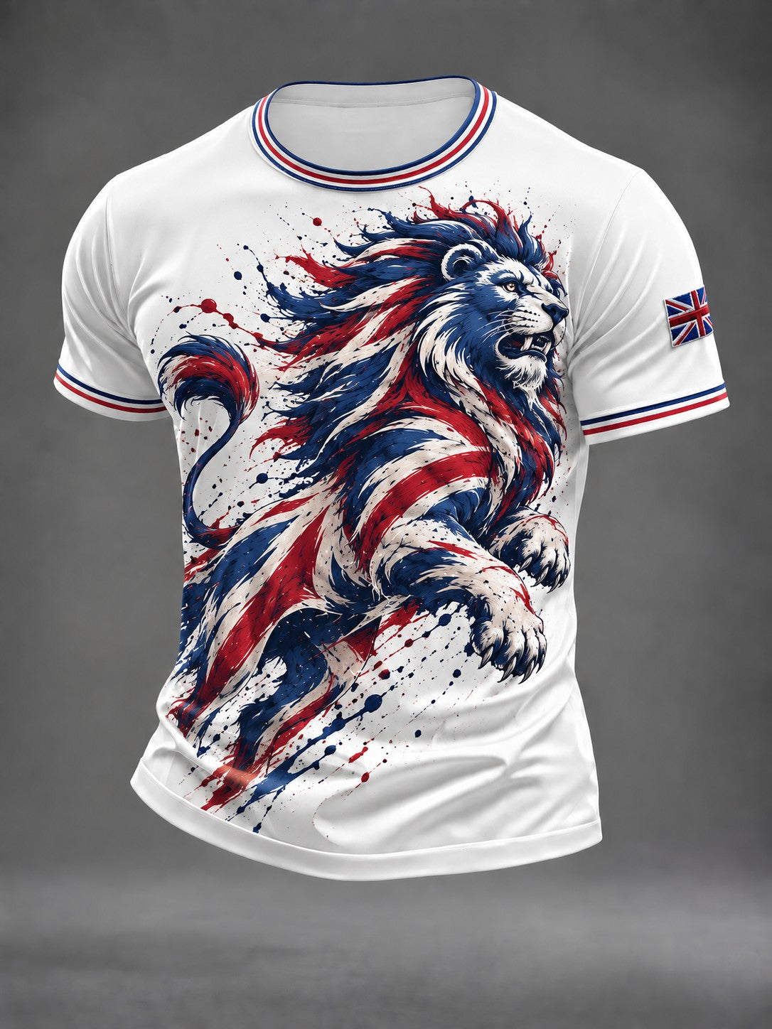 Men's British Lion Printed T-shirt