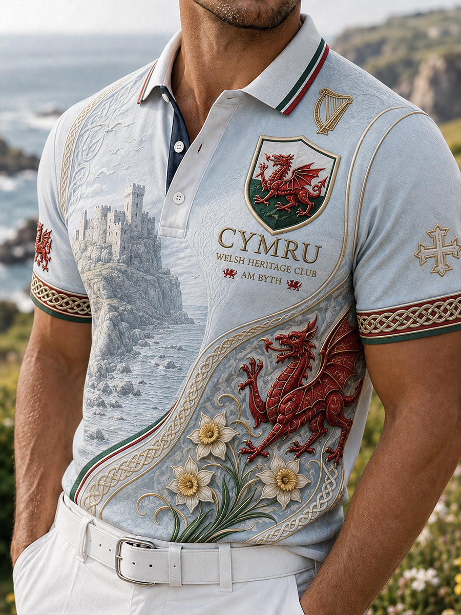 Men's Wales UK Short Sleeves T-Shirt