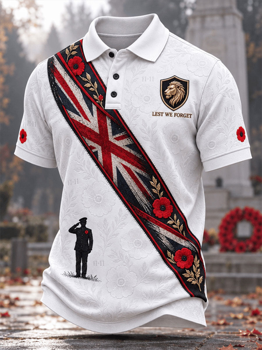 Men's Lest We Forget Print Shirt