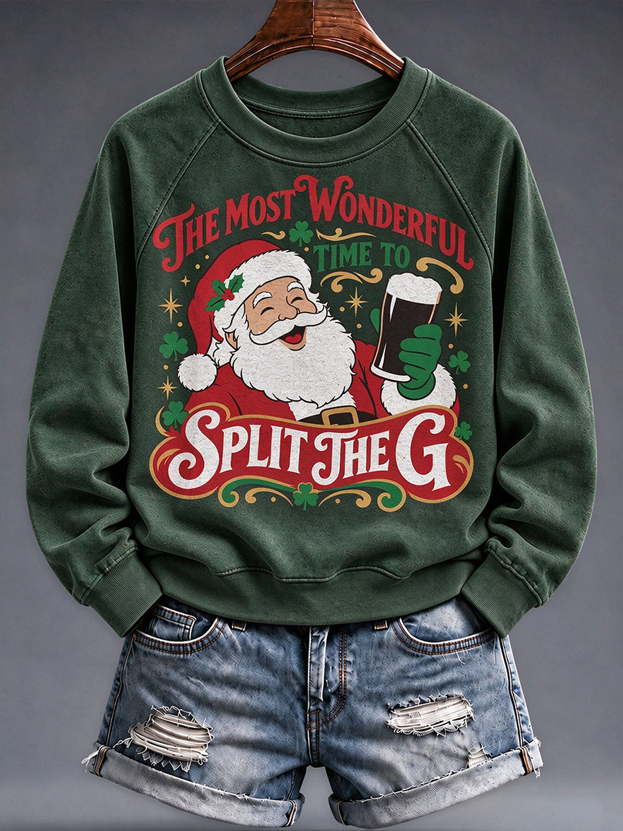 Women's Happy Irish Christmas Sweatshirt
