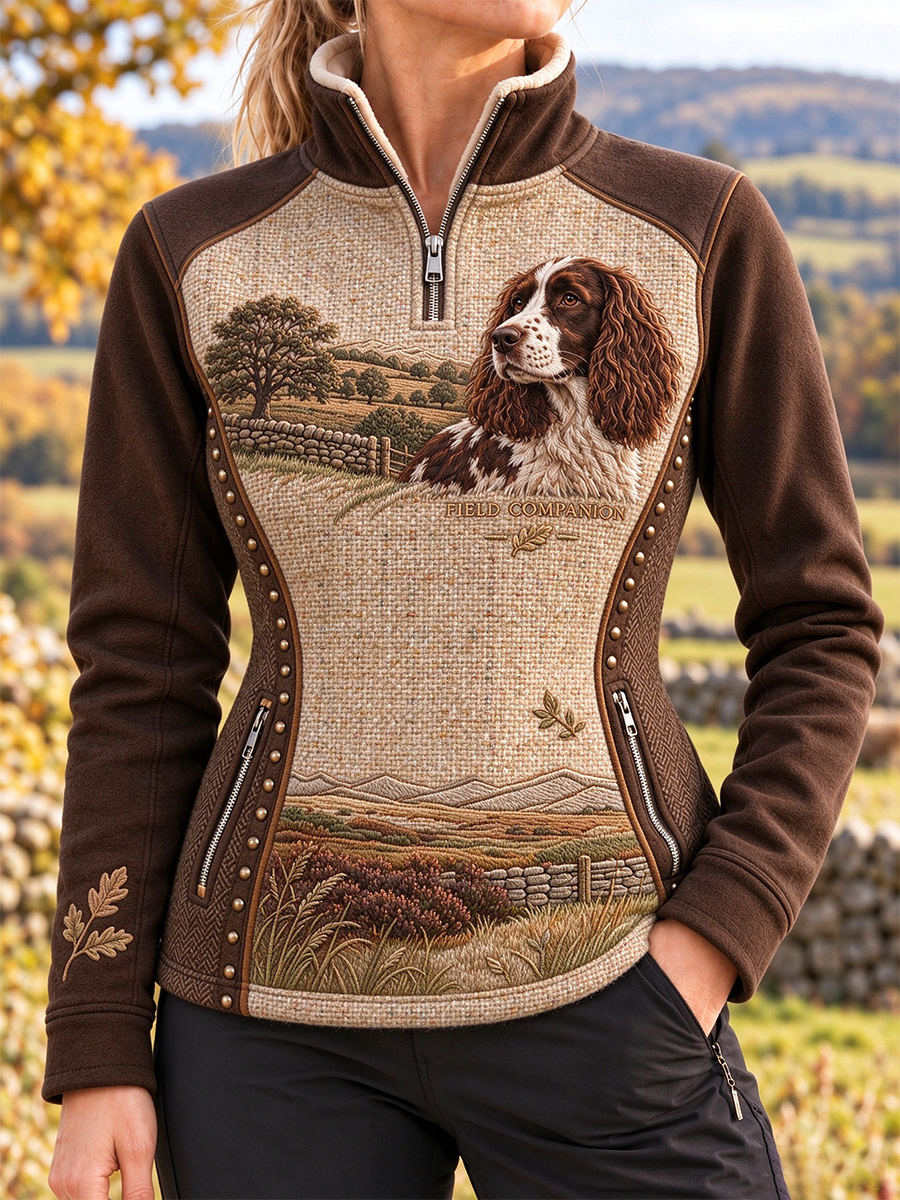 Women's Hunting Season Culture Zipper Sweatshirt