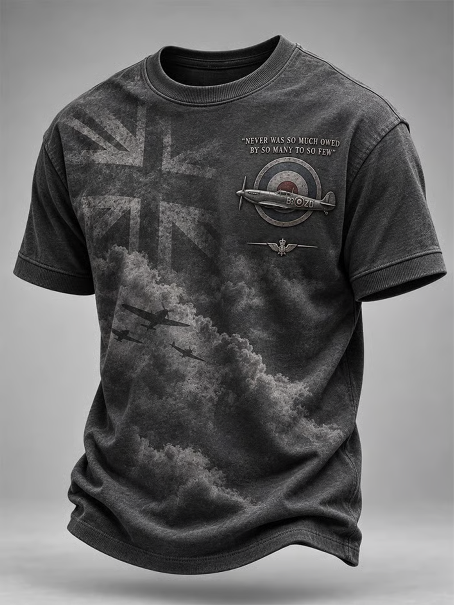 Men's British Veteran Printed short sleeves t-shirt