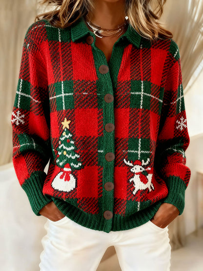 Women's Winter Christmas Art Printed CasuaL Tops