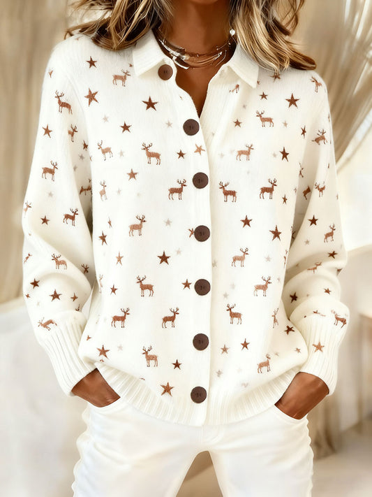 Women's Winter Christmas Art Printed CasuaL Tops