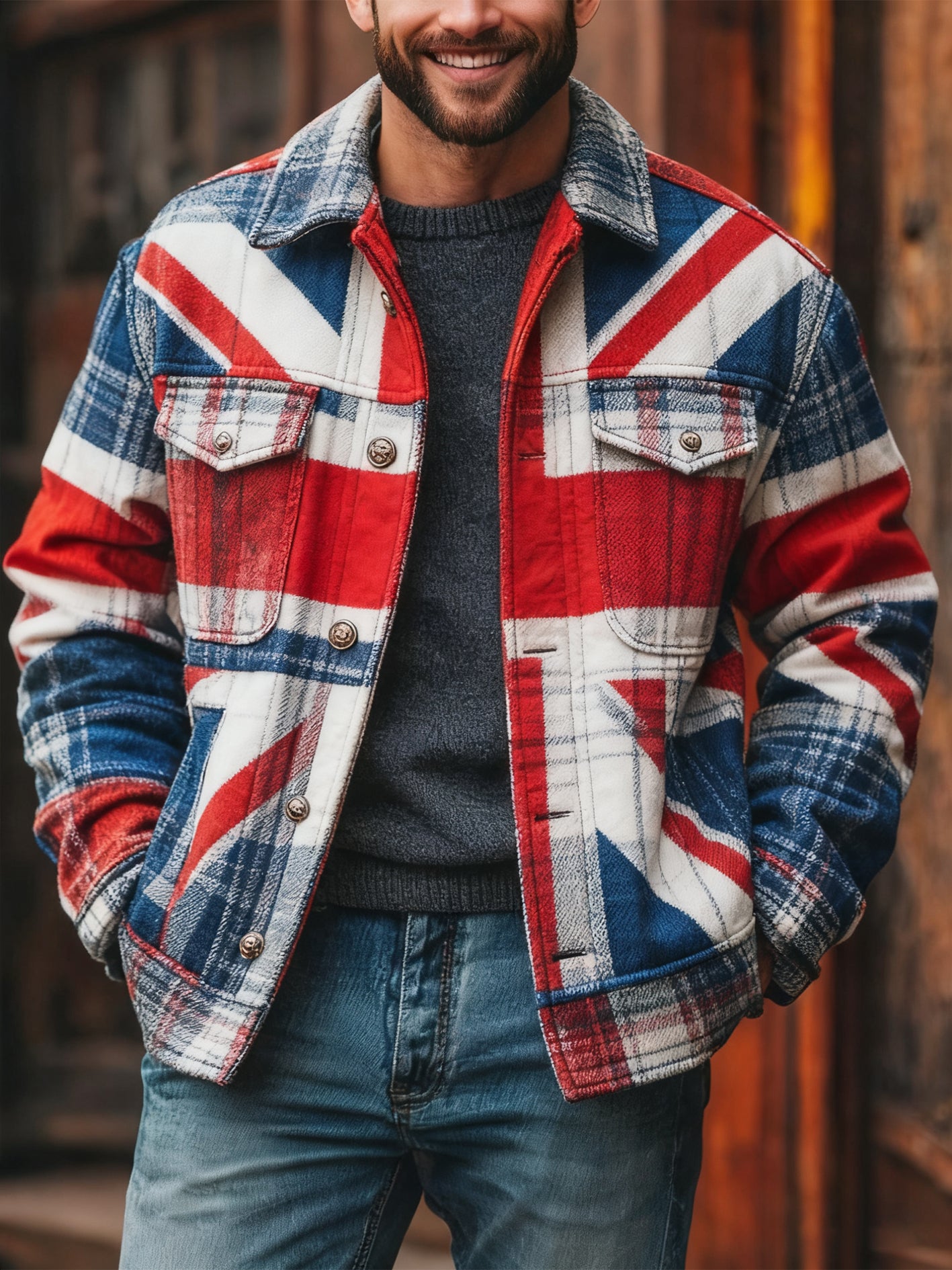 Men's British Style Casual Jacket