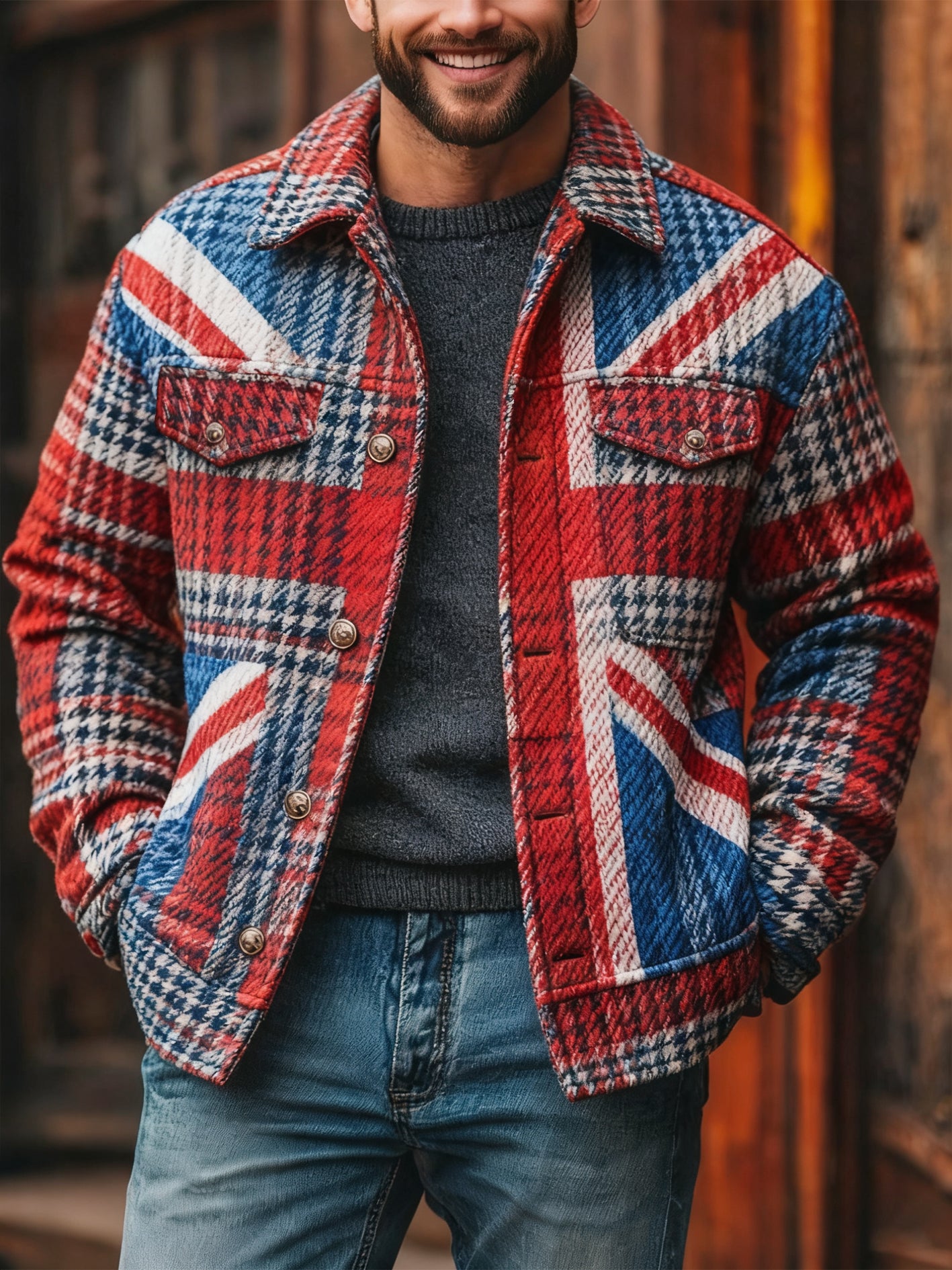 Men's British Style Casual Jacket
