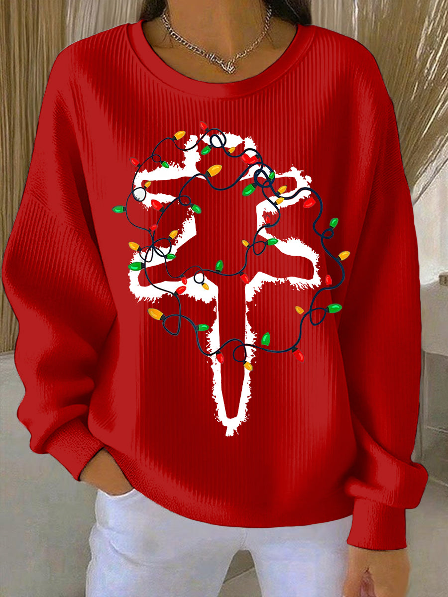 Women's Christmas Print Casual Sweatshirt