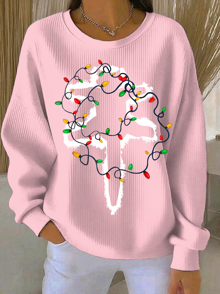 Women's Christmas Print Casual Sweatshirt