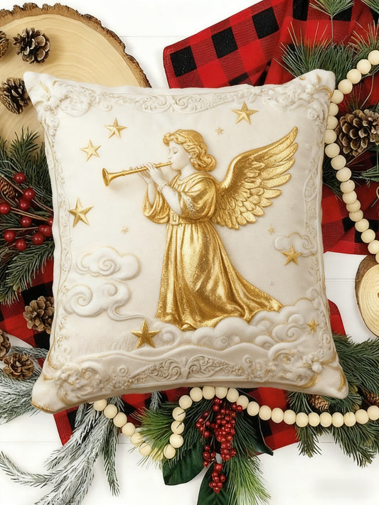 Vintage Christmas Angel Gift Pillow