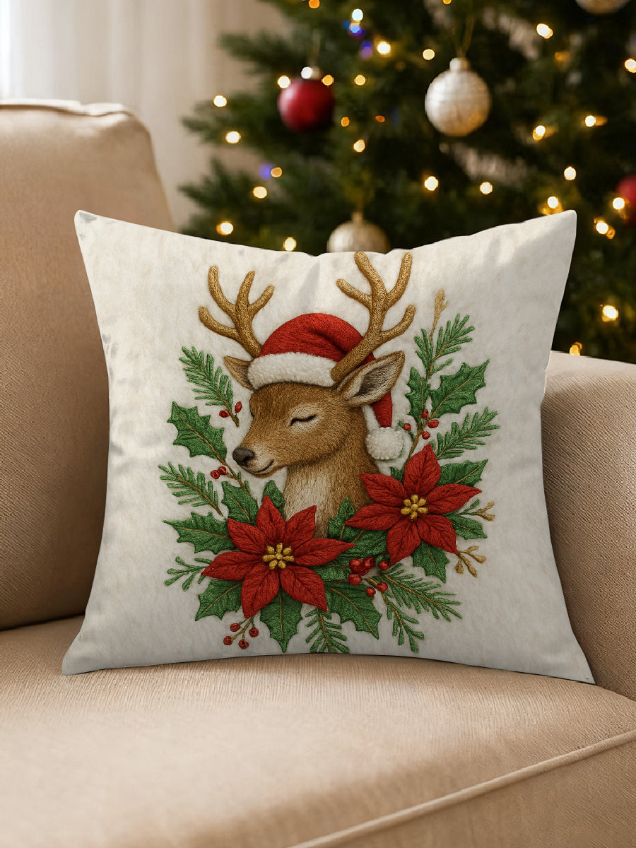 Christmas Pattern Printed Pillow