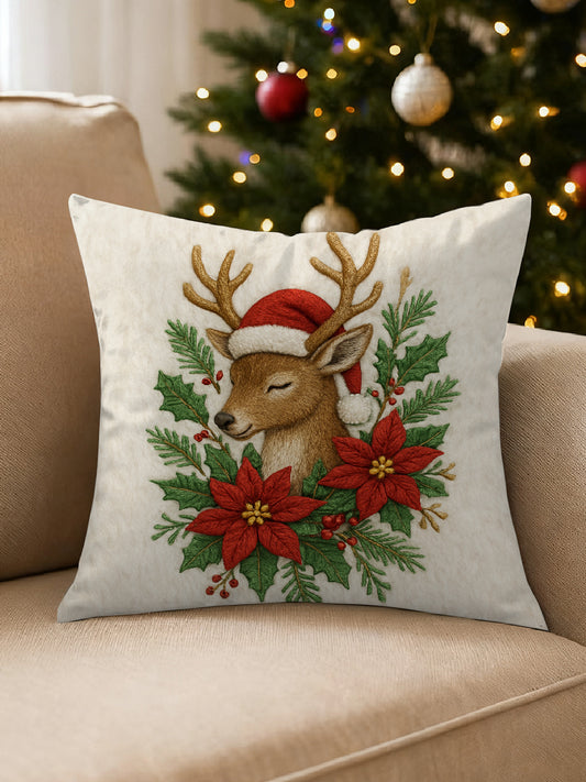 Christmas Pattern Printed Pillow