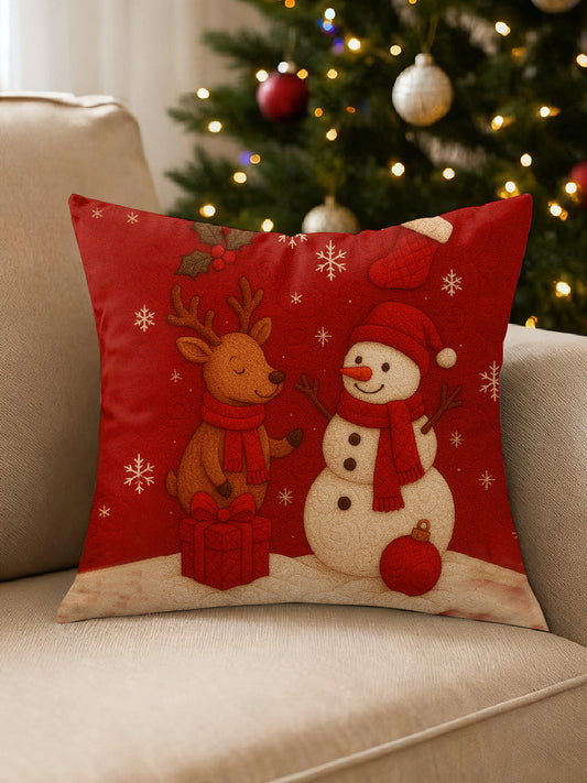Christmas Pattern Printed Pillow