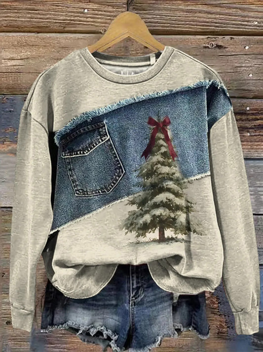 Women's Christmas Art Sweatshirt