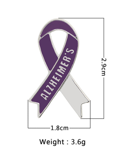 Alzheimer's Awareness Brooch