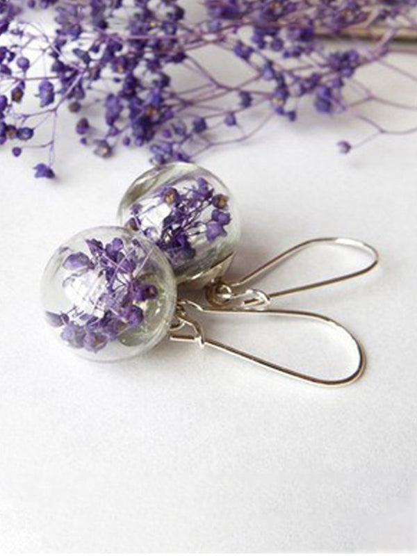 Alzheimer's Awareness Floral Earing
