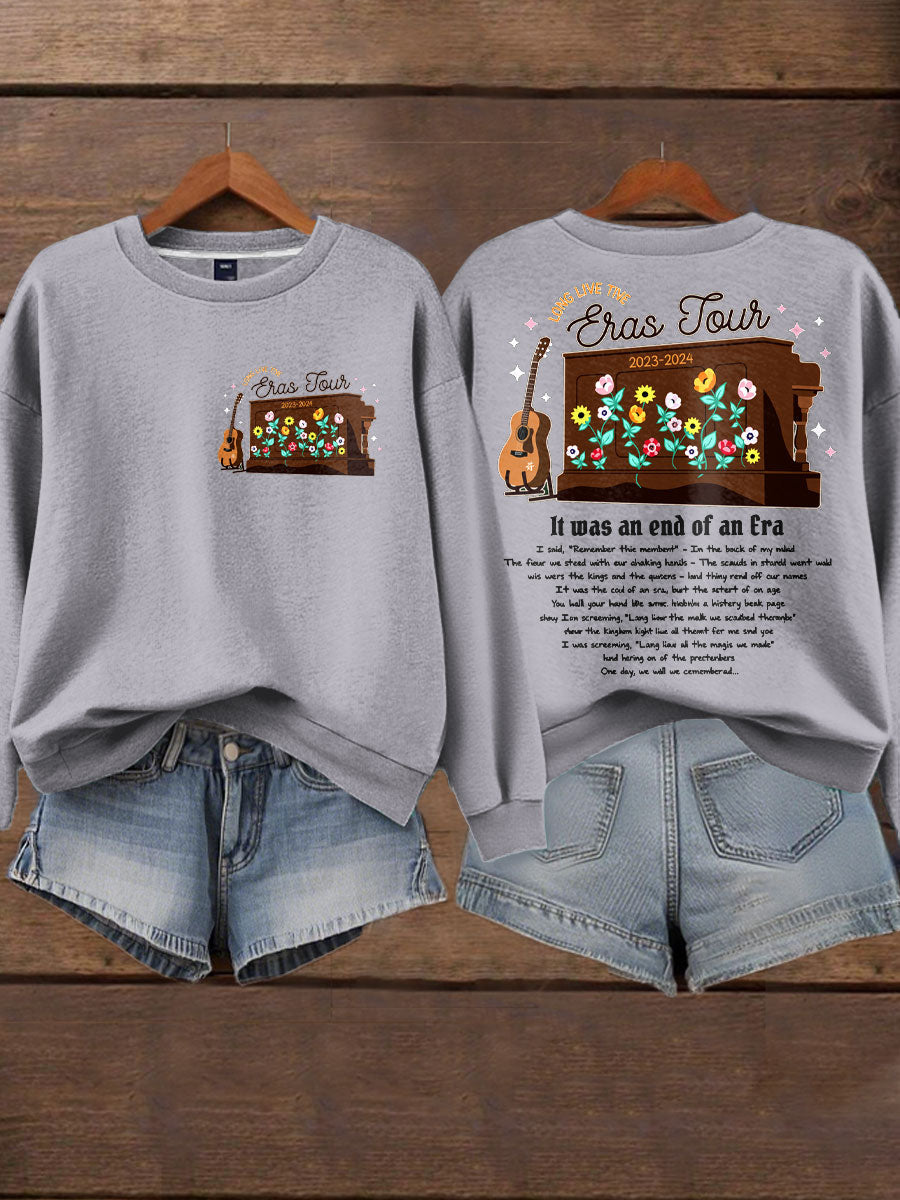 Women's End Era Music Lover Printed Sweatshirt