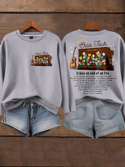 Women's End Era Music Lover Printed Sweatshirt