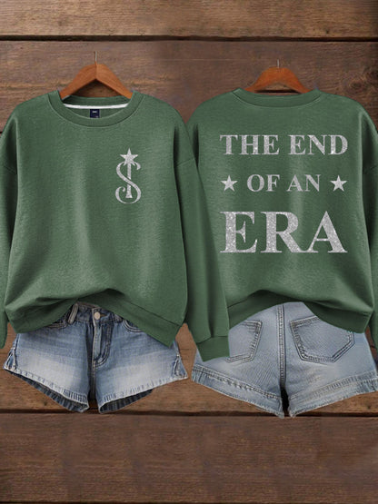 Women's End Era Music Lover Printed Sweatshirt
